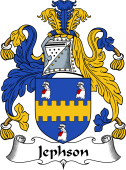 English Coat of Arms for the family Jephson