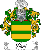 Araldica Italiana Coat of arms used by the Italian family Vieri