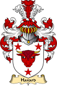 Welsh Family Coat of Arms (v.23) for Havard (of Pontwilym, Breconshire)