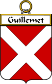 French Coat of Arms Badge for Guillemet