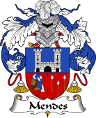 Portuguese Coat of Arms for Mendes