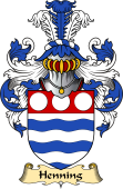 English Coat of Arms (v.23) for the family Henning