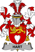 Irish Coat of Arms for Hart or O'Hart
