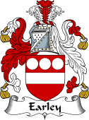 English Coat of Arms for Earley or Erly