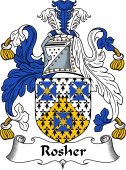 English Coat of Arms for Rosher