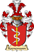 v.23 Coat of Family Arms from Germany for Koenemann