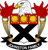 Coat of arms used by the Johnston family in the United States of America