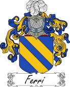 Araldica Italiana Coat of arms used by the Italian family Ferri