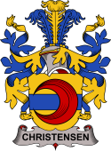 Coat of arms used by the Danish family Christensen