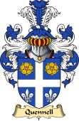 English Coat of Arms (v.23) for the family Quennell
