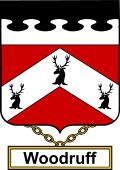 English Coat of Arms Shield Badge for Woodruff