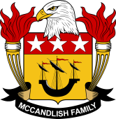 Coat of arms used by the McCandlish family in the United States of America