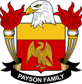 Coat of arms used by the Payson family in the United States of America