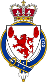 Families of Britain Coat of Arms Badge for: Fox (Ireland)
