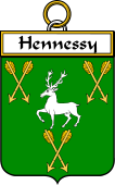 Irish Badge for Hennessy or O'Hennessy