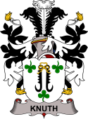 Coat of arms used by the Danish family Knuth