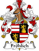 German Wappen Coat of Arms for Frölich