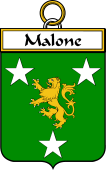 Irish Badge for Malone or O'Malone