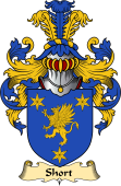 English Coat of Arms (v.23) for the family Short