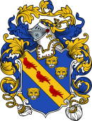 English or Welsh Coat of Arms for Nott (London and Kent 1587)