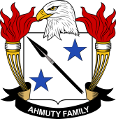 Coat of arms used by the Ahmuty family in the United States of America