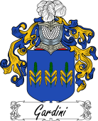 Araldica Italiana Coat of arms used by the Italian family Gardini