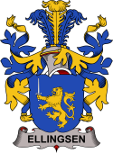 Danish Coat of Arms for Ellingsen
