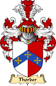 English Coat of Arms (v.23) for the family Thorber