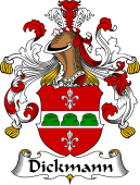 German Wappen Coat of Arms for Dickmann