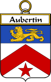 French Coat of Arms Badge for Aubertin