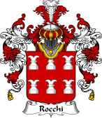 Italian Family Coat of Arms (v.25b) Rocchi