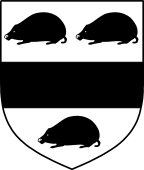 English Family Shield for Mitford