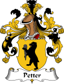 German Wappen Coat of Arms for Petter