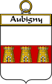 French Coat of Arms Badge for Aubigny