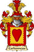 French Family Coat of Arms (v.23) for Carbonneau