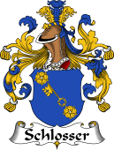 German Wappen Coat of Arms for Schlosser