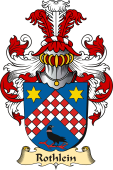 v.23 Coat of Family Arms from Germany for Rothlein