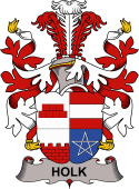 Coat of arms used by the Danish family Holk