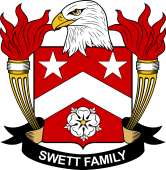 Coat of arms used by the Swett family in the United States of America