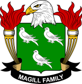 Coat of arms used by the Magill family in the United States of America