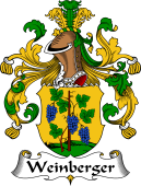 German Wappen Coat of Arms for Weinberger