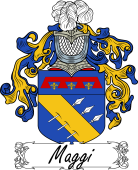 Araldica Italiana Coat of arms used by the Italian family Maggi