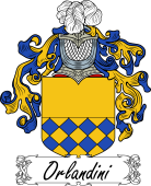 Araldica Italiana Coat of arms used by the Italian family Orlandini