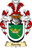 v.23 Coat of Family Arms from Germany for Koenig
