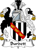 English Coat of Arms for Burdett