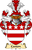 English Coat of Arms (v.23) for the family Canton