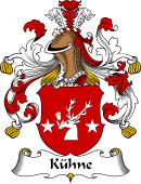 German Wappen Coat of Arms for Kühne