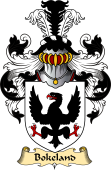 Scottish Family Coat of Arms (v.23) for Bokeland or Bocklande