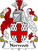 English Coat of Arms for the family Norwood or Northwood