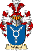v.23 Coat of Family Arms from Germany for Weitzel